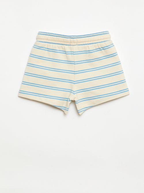 Short van ongeborsteld molton - Kiabi