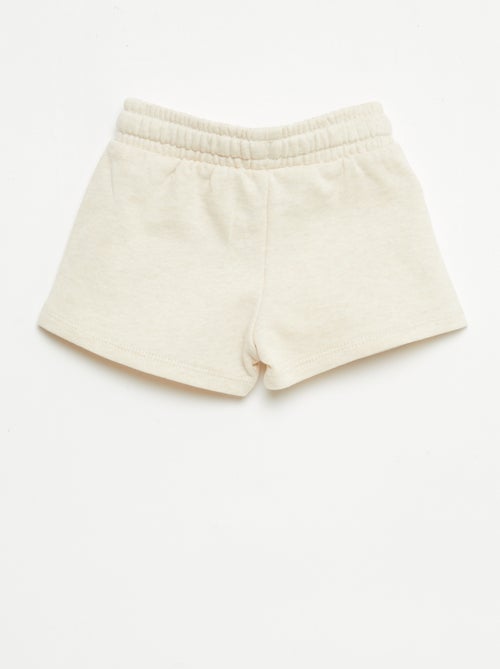 Short van ongeborstelde joggingstof - Kiabi