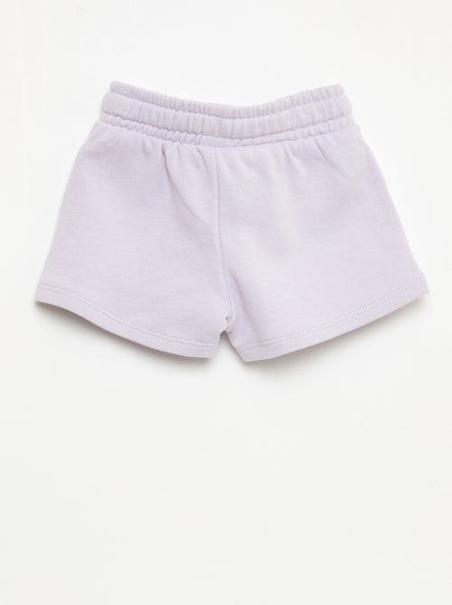 Short van ongeborstelde joggingstof - Kiabi
