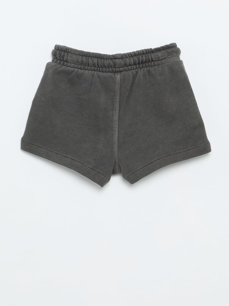 Short van ongeruwde molton Wit - Kiabi