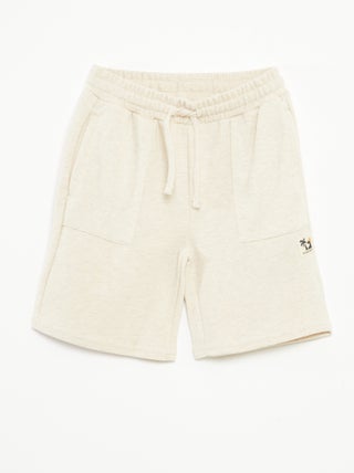 Short van tricot met 2 zakken