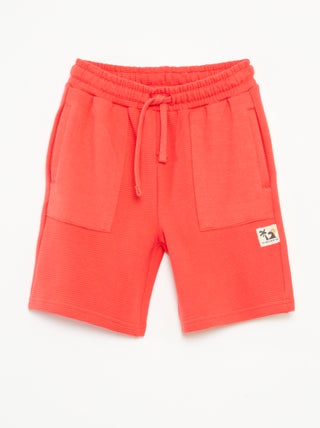 Short van tricot met 2 zakken