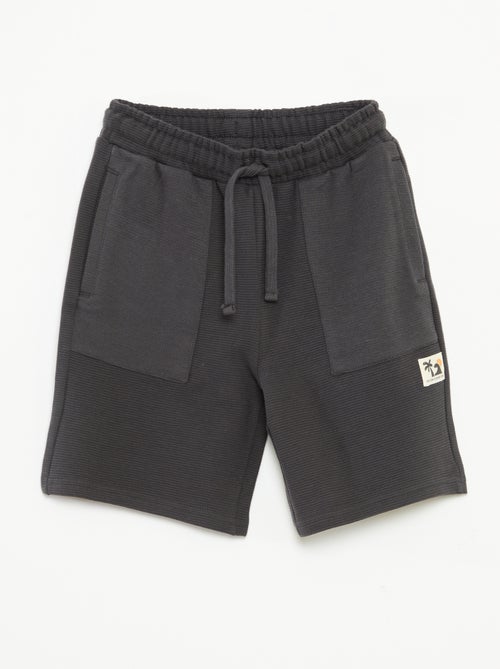 Short van tricot met 2 zakken - Kiabi