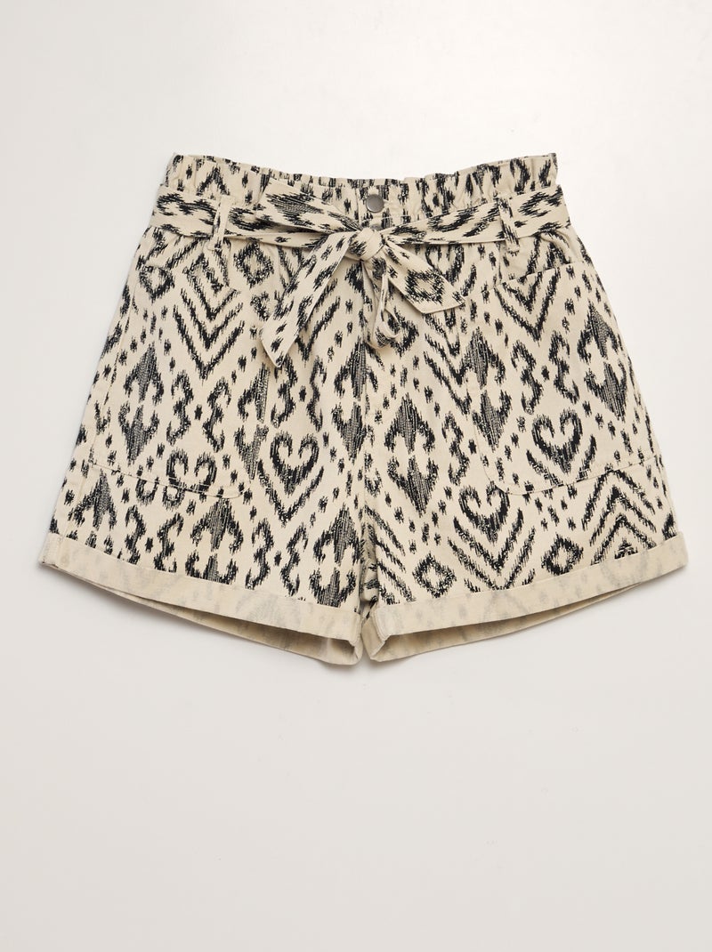 Short van twill 'JDY' ZWART - Kiabi