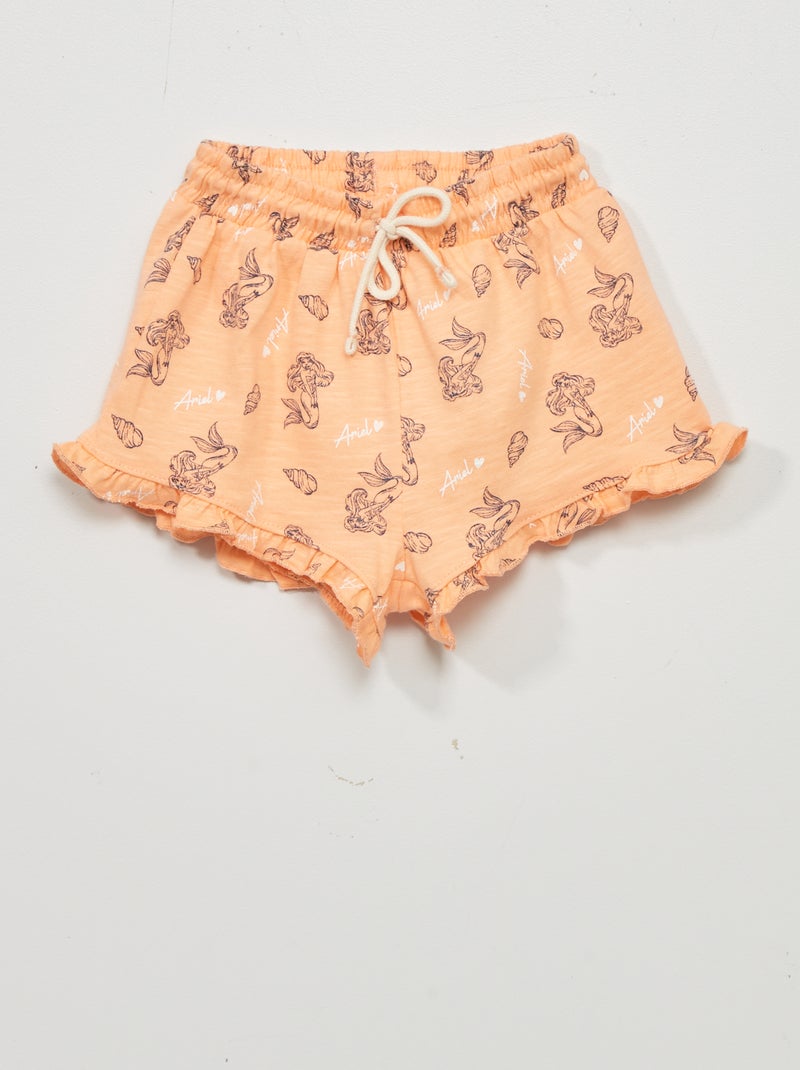 Shortje met volants 'Disney' ORANJE - Kiabi