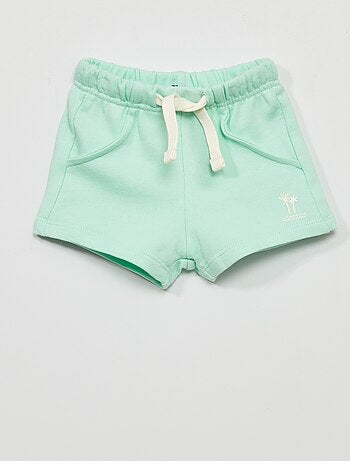Shortje van joggingstof met print - Kiabi