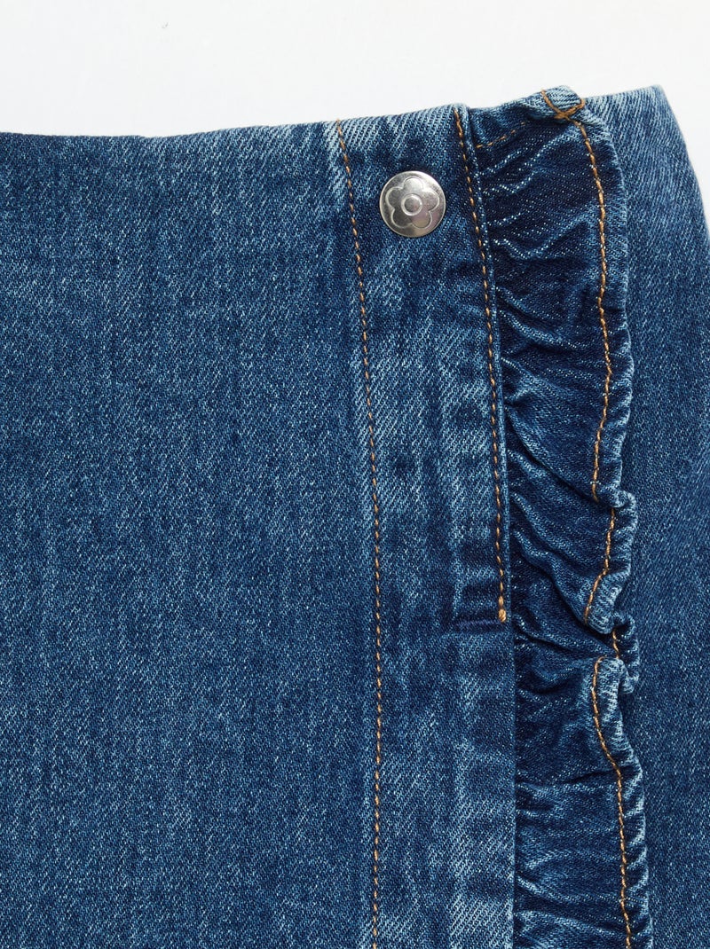 Shortrok van denim Blauw - Kiabi