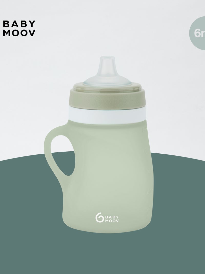 Siliconen drinkfles 150 ml 'Babymoov' Groen - Kiabi