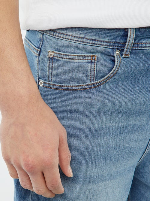 Sim-fit jeansbermuda - Kiabi