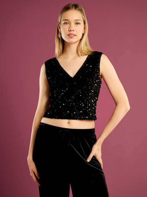 Singlet met lovertjes - Kiabi