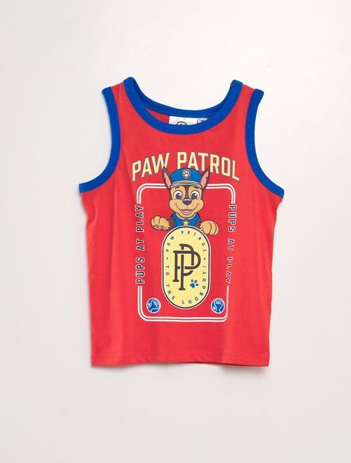 Singlet met PAW Patrol-print - Kiabi