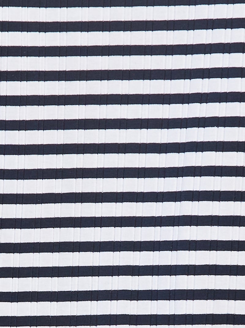 Singlet met print Blauw - Kiabi