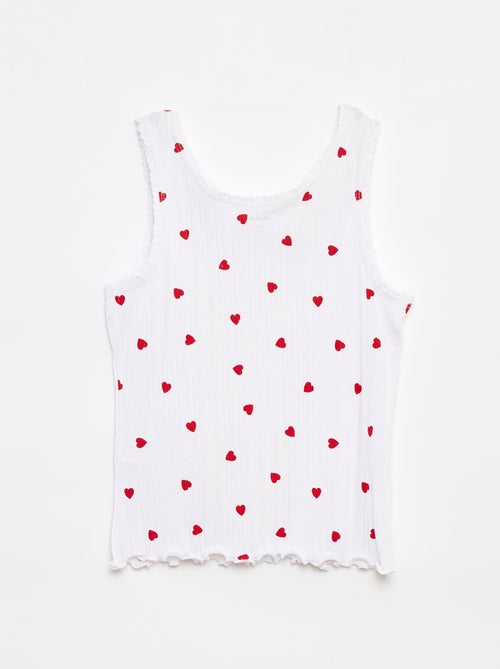Singlet met print - Kiabi