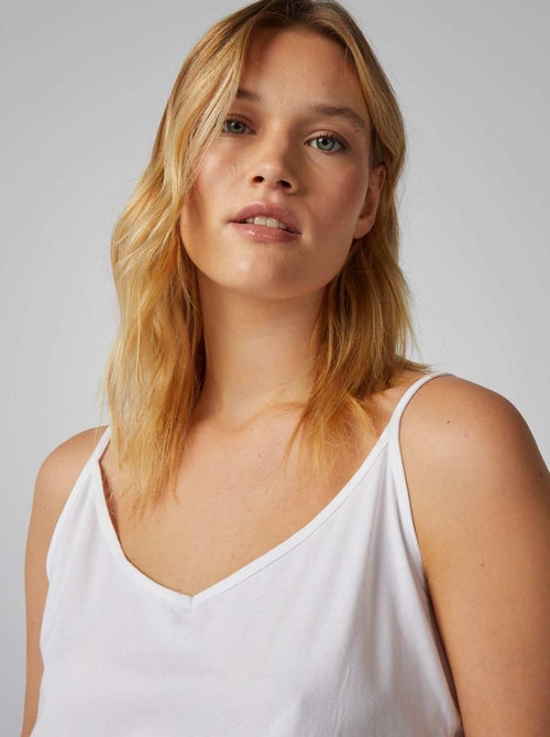 Singlet met spaghettibandjes - Kiabi