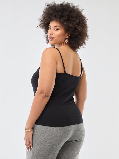 Singlet met spaghettibandjes - Kiabi