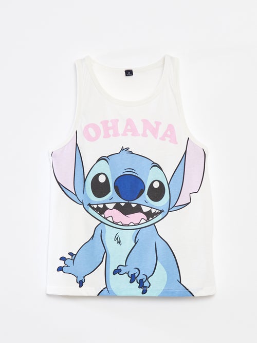 Singlet met 'Stitch'-print - Kiabi