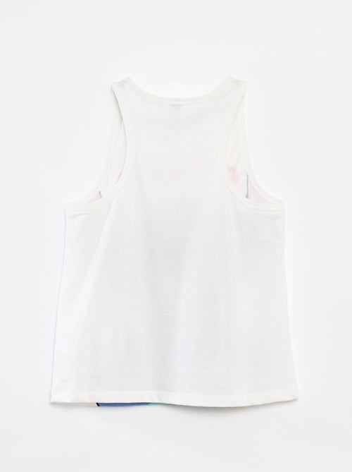 Singlet met 'Stitch'-print - Kiabi