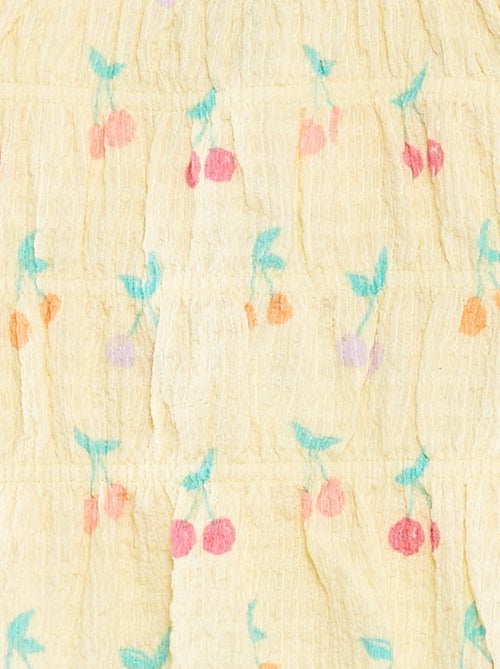 Singlet met wafeltextuur - Kiabi