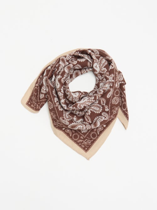 Sjaal met bandana print - Kiabi