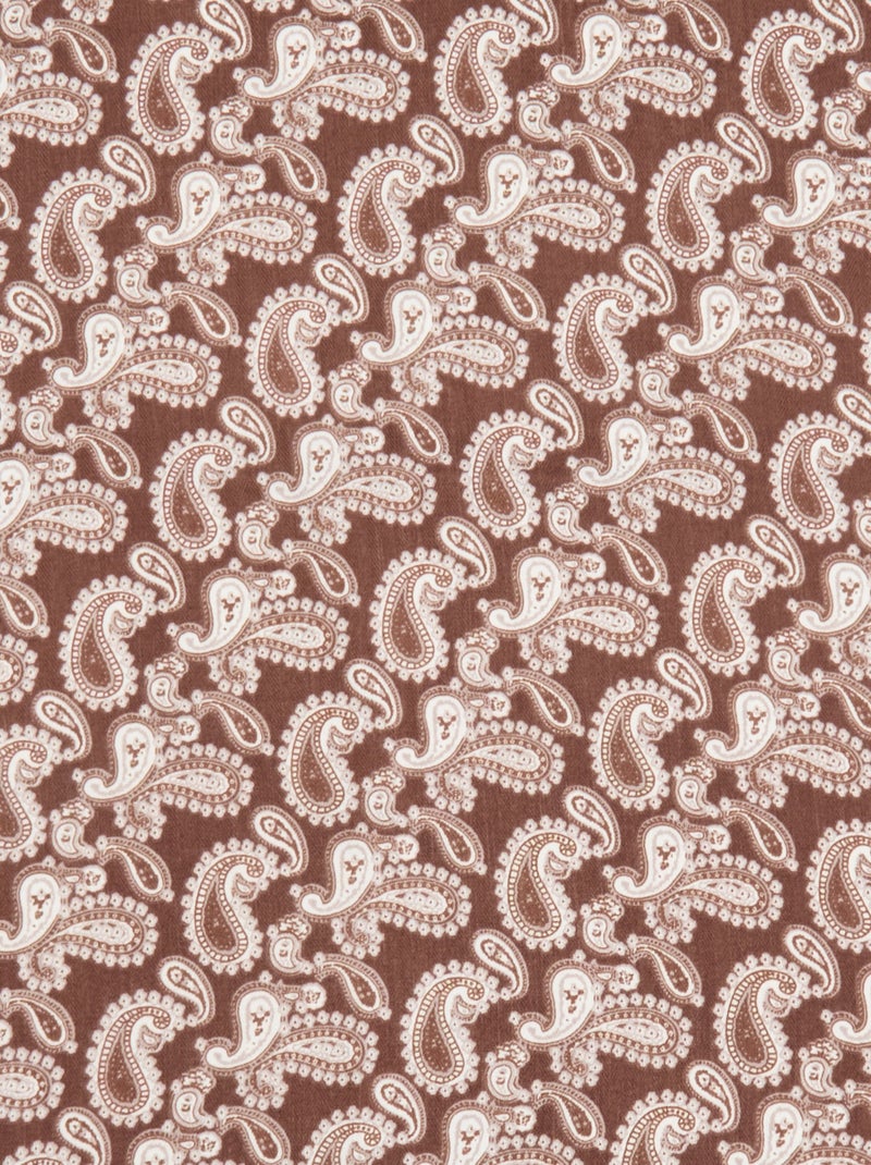 Sjaal met bandana print Bruin - Kiabi