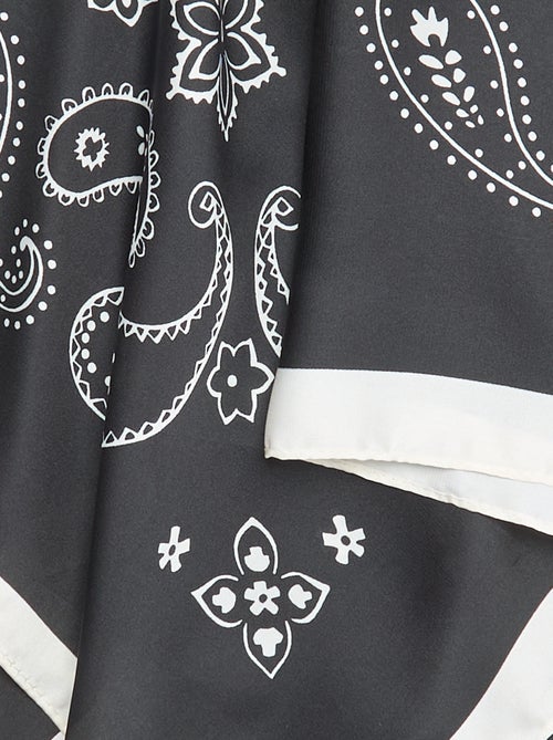 Sjaal met bandana-print - Kiabi