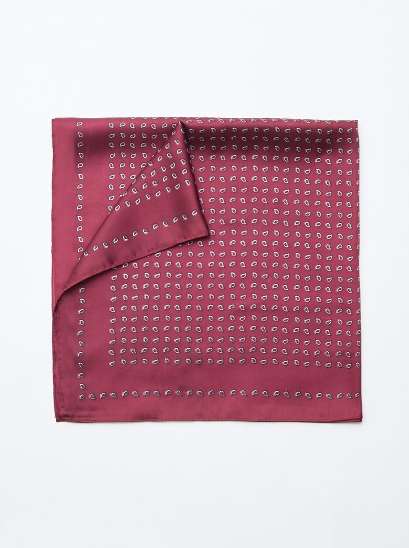Sjaal met motieven Rood - Kiabi