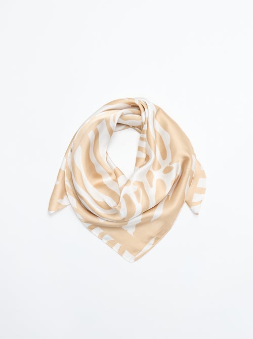 Sjaal met zebraprint - Kiabi