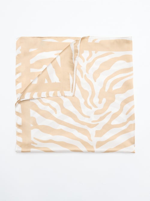 Sjaal met zebraprint - Kiabi