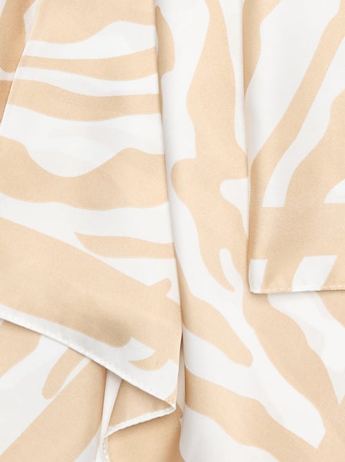 Sjaal met zebraprint - Kiabi
