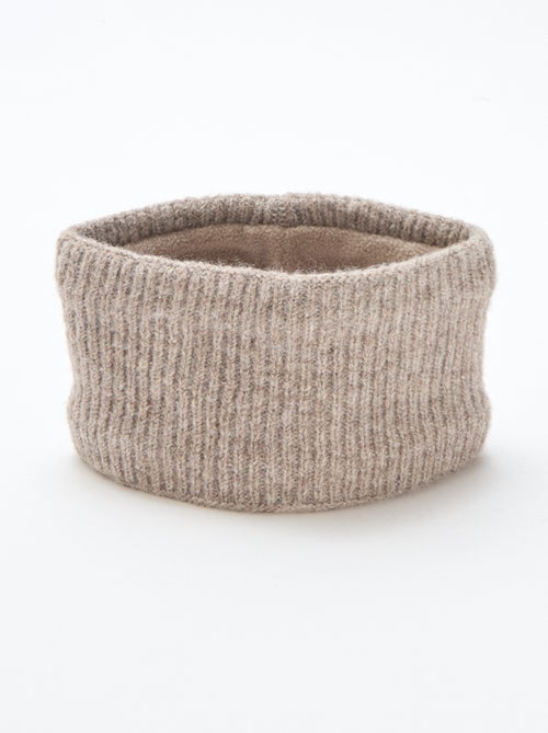 Sjaal van effen tricot - Kiabi