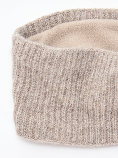 Sjaal van effen tricot - Kiabi