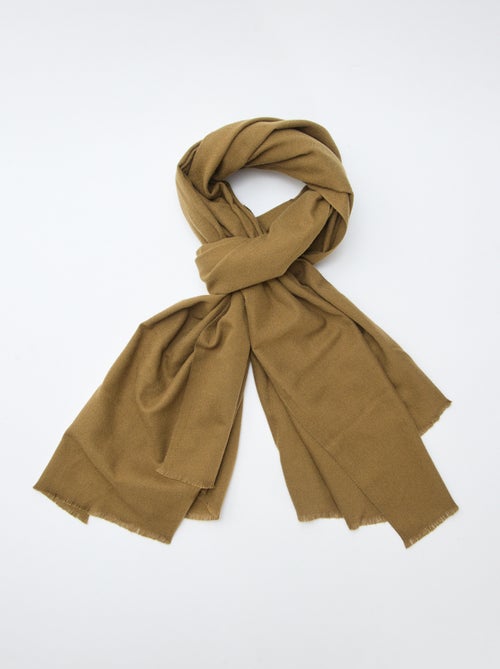 Sjaal van warm en zacht breisel - Kiabi