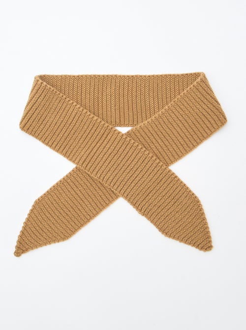 Sjaal van zwaar tricot in foulardmodel - Kiabi
