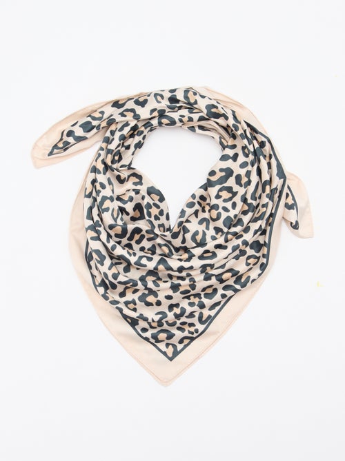 Sjaaltje van fantasie satijn (65x65 cm) - Kiabi