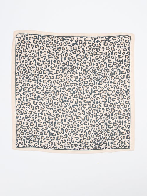 Sjaaltje van fantasie satijn (65x65 cm) - Kiabi