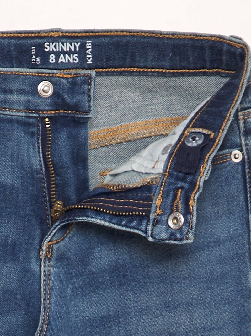 Skinny 5-pocketjeans BLAUW - Kiabi