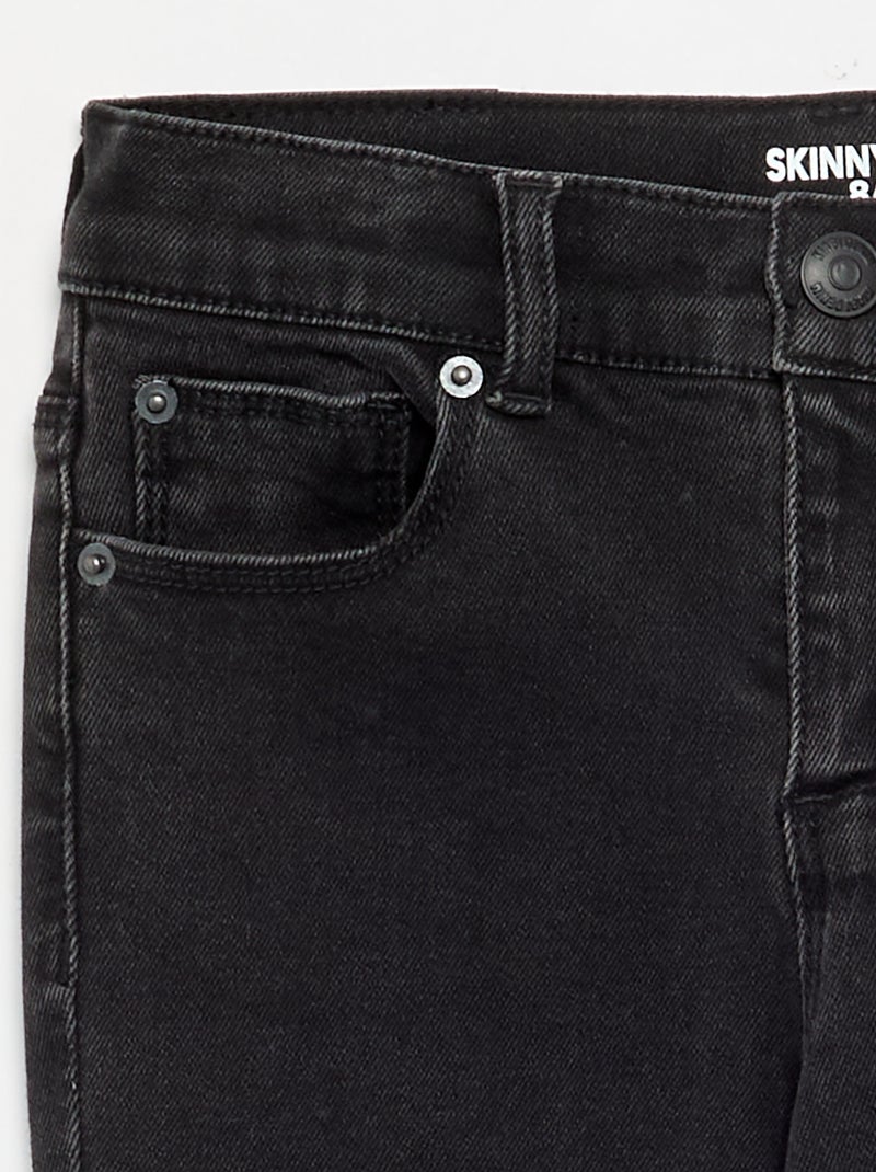 Skinny 5-pocketjeans Zwart - Kiabi