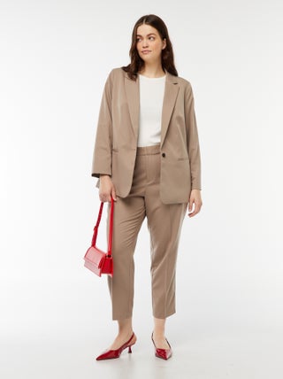 Skinny broek haak- en ritssluiting