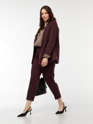 Skinny broek haak- en ritssluiting