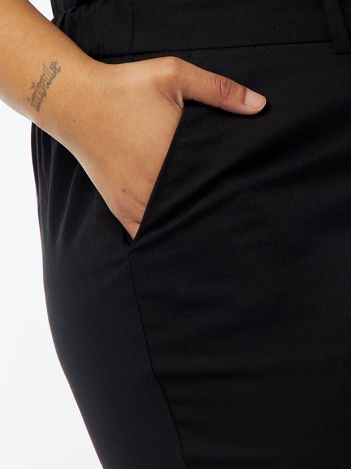 Skinny broek haak- en ritssluiting - Kiabi