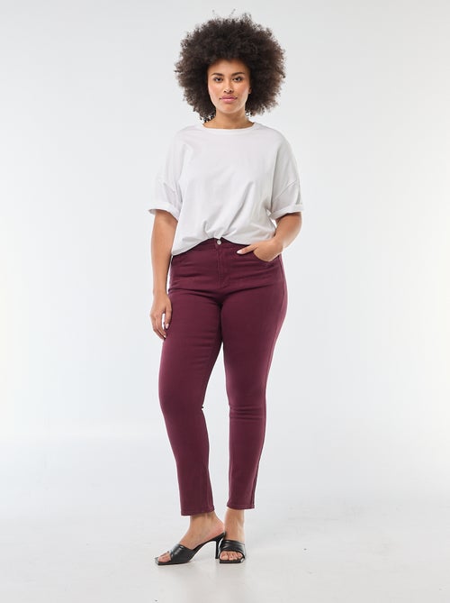Skinny broek met hoge taille - Kiabi