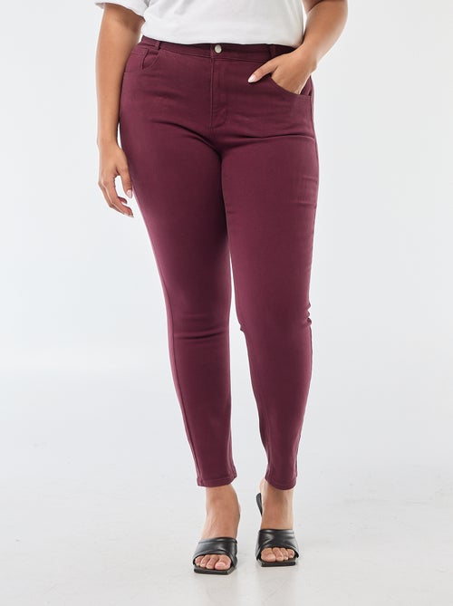 Skinny broek met hoge taille - Kiabi