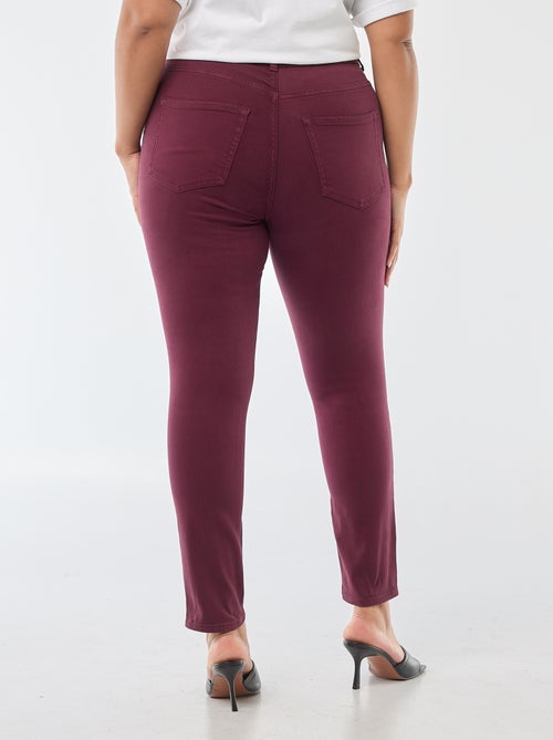 Skinny broek met hoge taille - Kiabi