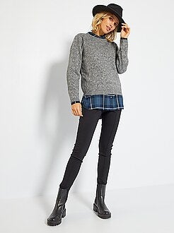 Skinny broek met hoge taille - Kiabi