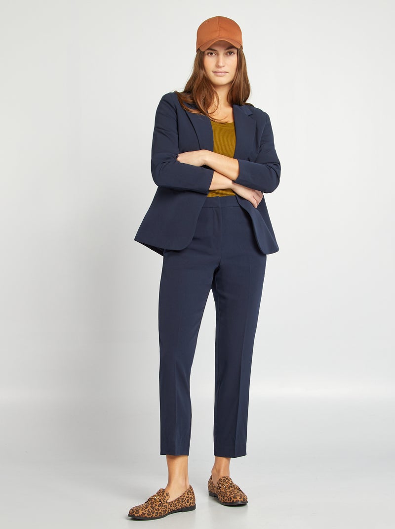 Skinny broek met standaardtaille BLAUW - Kiabi