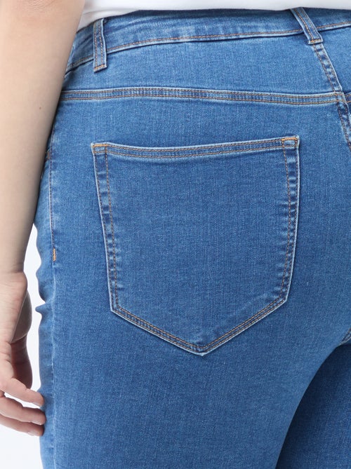 Skinny broek met zeer hoge taille - L32 - Kiabi