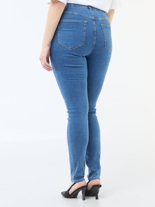 Skinny broek met zeer hoge taille - L34 - Kiabi