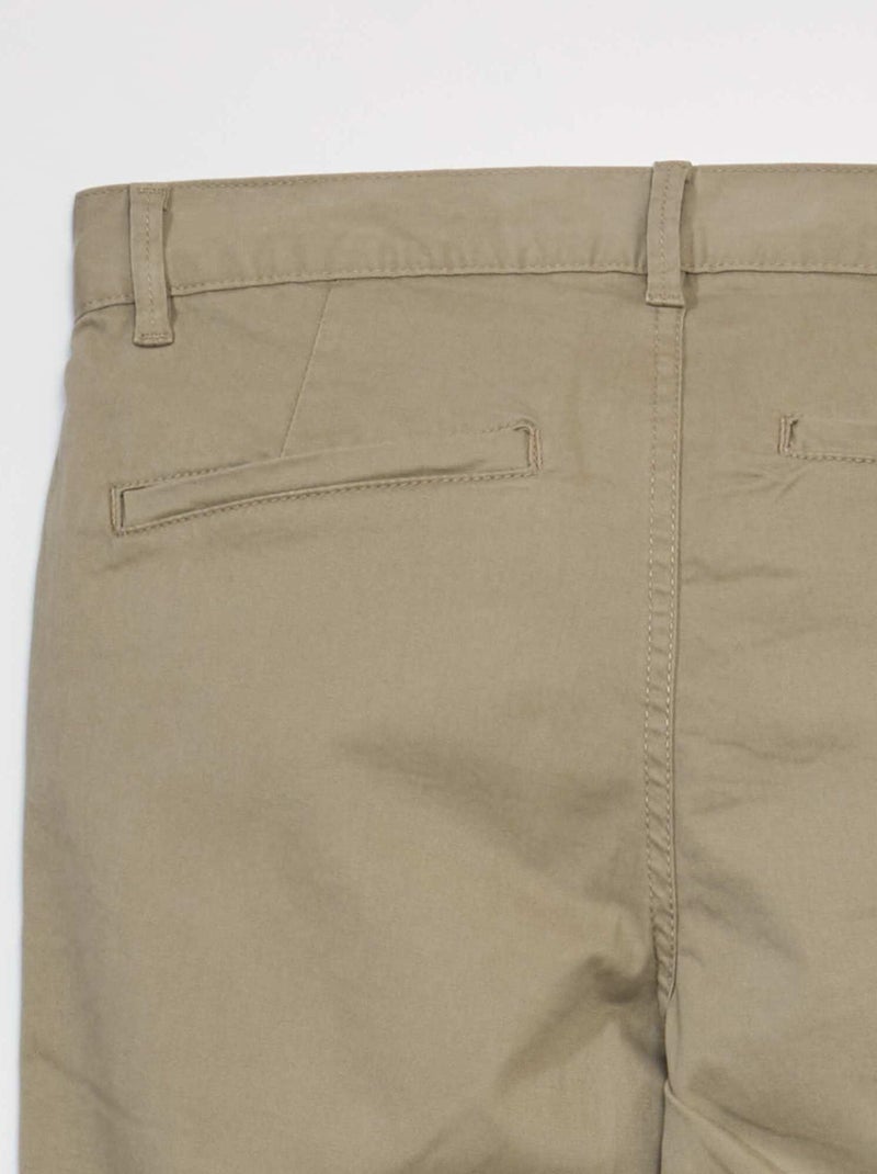 Skinny chino L34 BIEGE - Kiabi