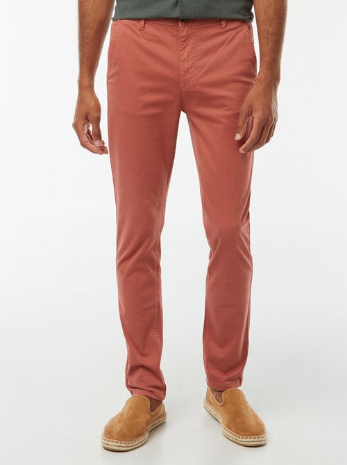 Skinny chino van stretchstof L32 - Kiabi