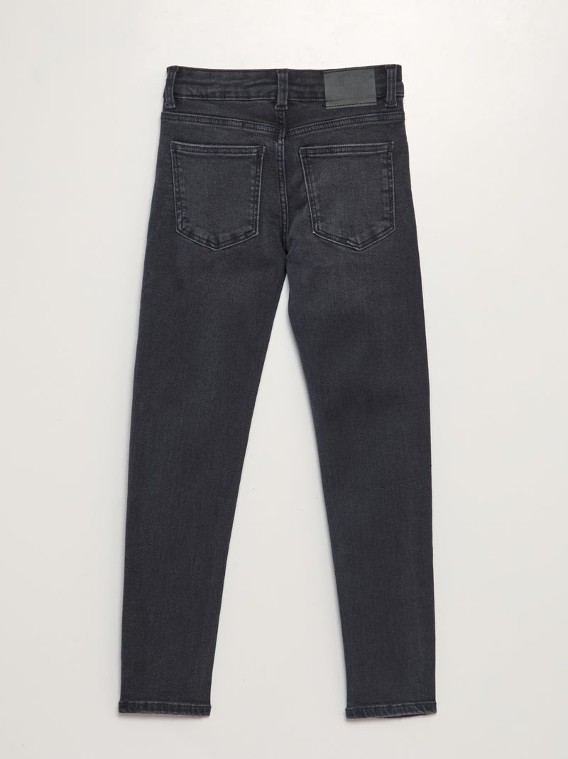 Skinny denim broek ZWART - Kiabi